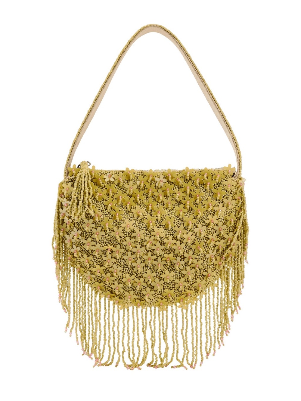 ZARA BEADED BUCKET BAG
